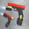 Electric Rechargeable Gel Ball Blaster Pistol with Drum Mag & 3 Fire Modes