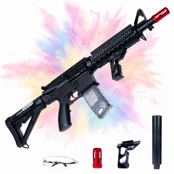 M4A1-Style Rechargeable Gel Ball Blaster Toy Set