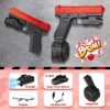Electric Rechargeable Gel Ball Blaster Pistol with Drum Mag & 3 Fire Modes